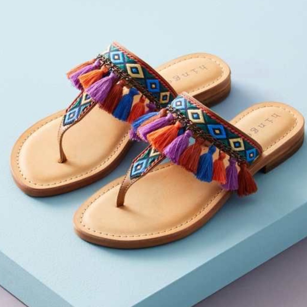 Hinge Tassel Sanders Colorful Boho